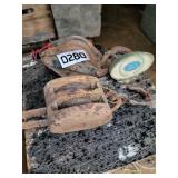 Pulleys and advertising thermometer