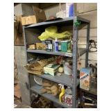 Two shelves and contents