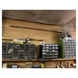 Nut & bolt storage bins with contents