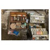 (3) tackle boxes and tackle