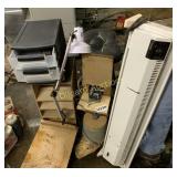 Storage bin, work bench light, heater & more