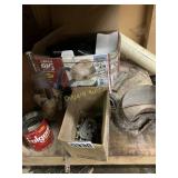 Bottom shelf contents