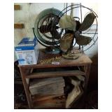 Vintage fans and cabinet