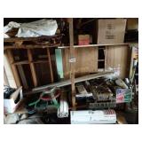 Contents of shelf & heater