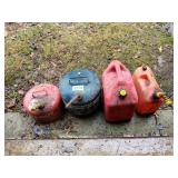 (4) Gas cans