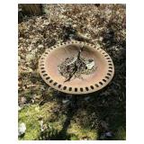 Metal Bird bath