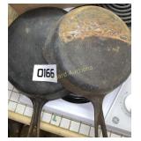 (2) Griswold cast iron skillets