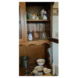 Misc. Glassware, decor, salt and pepper shakers