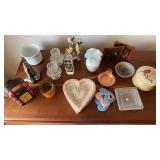 Bookends, pottery, vases, more