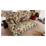 3 cushion couch with pillows