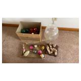 Vintage Christmas ornaments, misc.