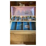 Jewelry box and earrings