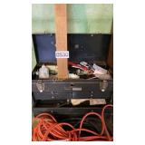 Machinist Toolbox and contents, T square