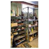 Four metal shelves (not the contents)