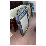 One lounge, two lawn chairs