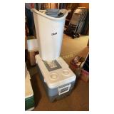 Cooler, trash can, misc.