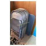 Card table and chairs