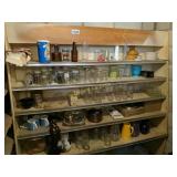 Shelf only, not the contents