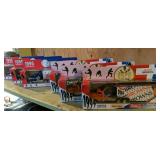 (6) Cleveland Indians and Browns toy trucks