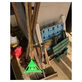 Rakes, chairs and more