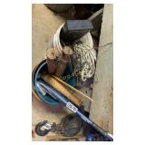 Planters, buckets and contents