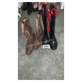 Size 8 boots and rain boots