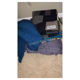 Afghan, weighted blanket, & more