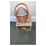 Wicker ware ice bucket