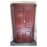 TV corner cabinet w/VCR