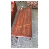 Wooden coffee table