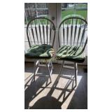 Two wooden chairs