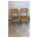 Childs wooden chairs