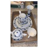 China set (gravy bowl has a chip)