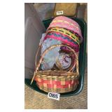 Easter basket and Easter eggs