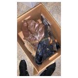 Vintage Baseball mitts and cleats