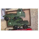 Plastic Toy army trucks