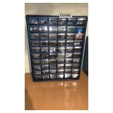Multi drawer hardware cabinet with contents