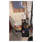 Saws, speaker wire, plastic drawers/contents
