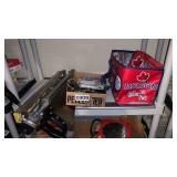 Jig Saw, saws, tripod and cooler