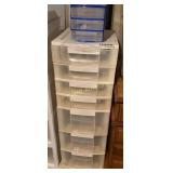 7 drawer storage cabinet
