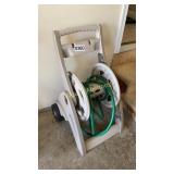 Outdoor hose and holder