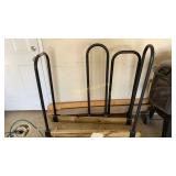 Firewood rack and wood boards