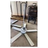 White ceiling fan