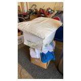 Towels and pillow