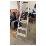 Three step metal ladder (only)