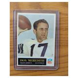 #50 Don Meredith, 1965 Philadelphia Football Card