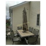 10 piece outdoor patio set