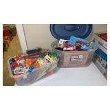 2 totes of Pez dispensers