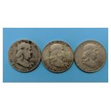1949-P,D,S Franklin Halves,  Key dates