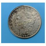 1881-S Morgan Dollar,  Great Luster!  High grade